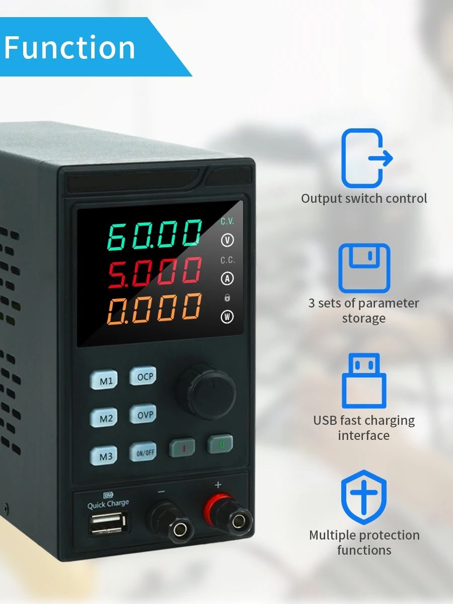 MYAMI 30V 32V 10A with USB/RS4 - Programmable Dc Power Supply 60V 5A recension och pris